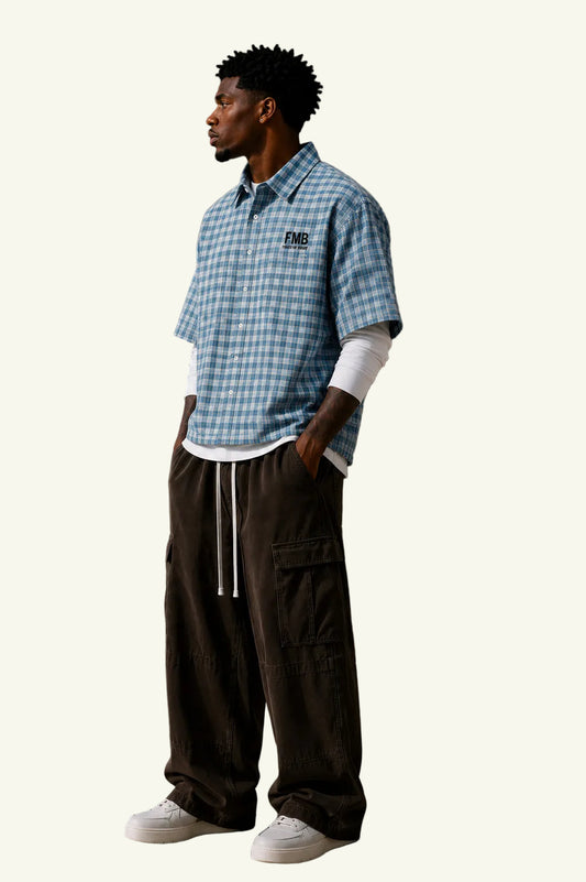 FMB Essential Plaid Skater Shirt
