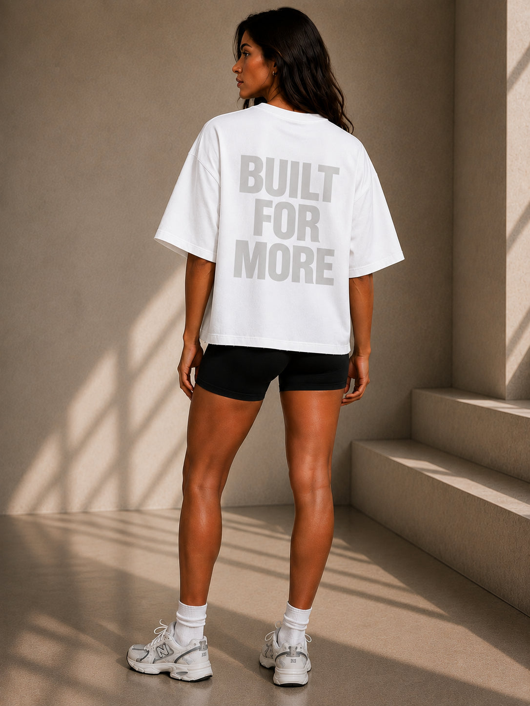 FMB Built For More Unisex Mineral Wash Raw Hem Boxy T-Shirt