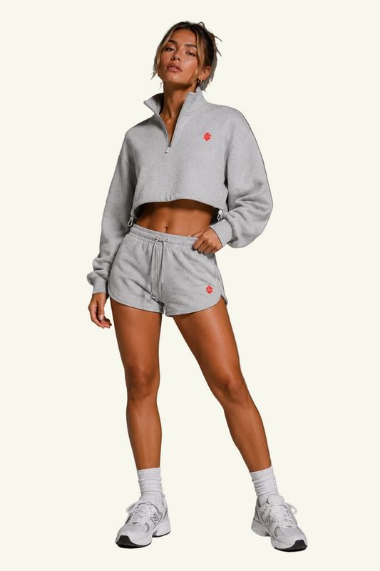 Women’s Mock-Neck Quarter-Zip Sweatshirt