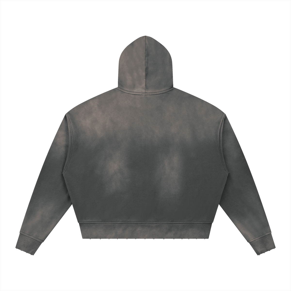 Forever My Brother Unisex Sunfade Distressed Boxy Hoodie