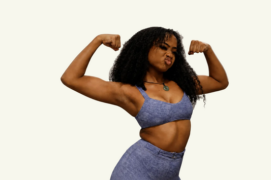 Day 1 Second Skin Denim Sports Bra