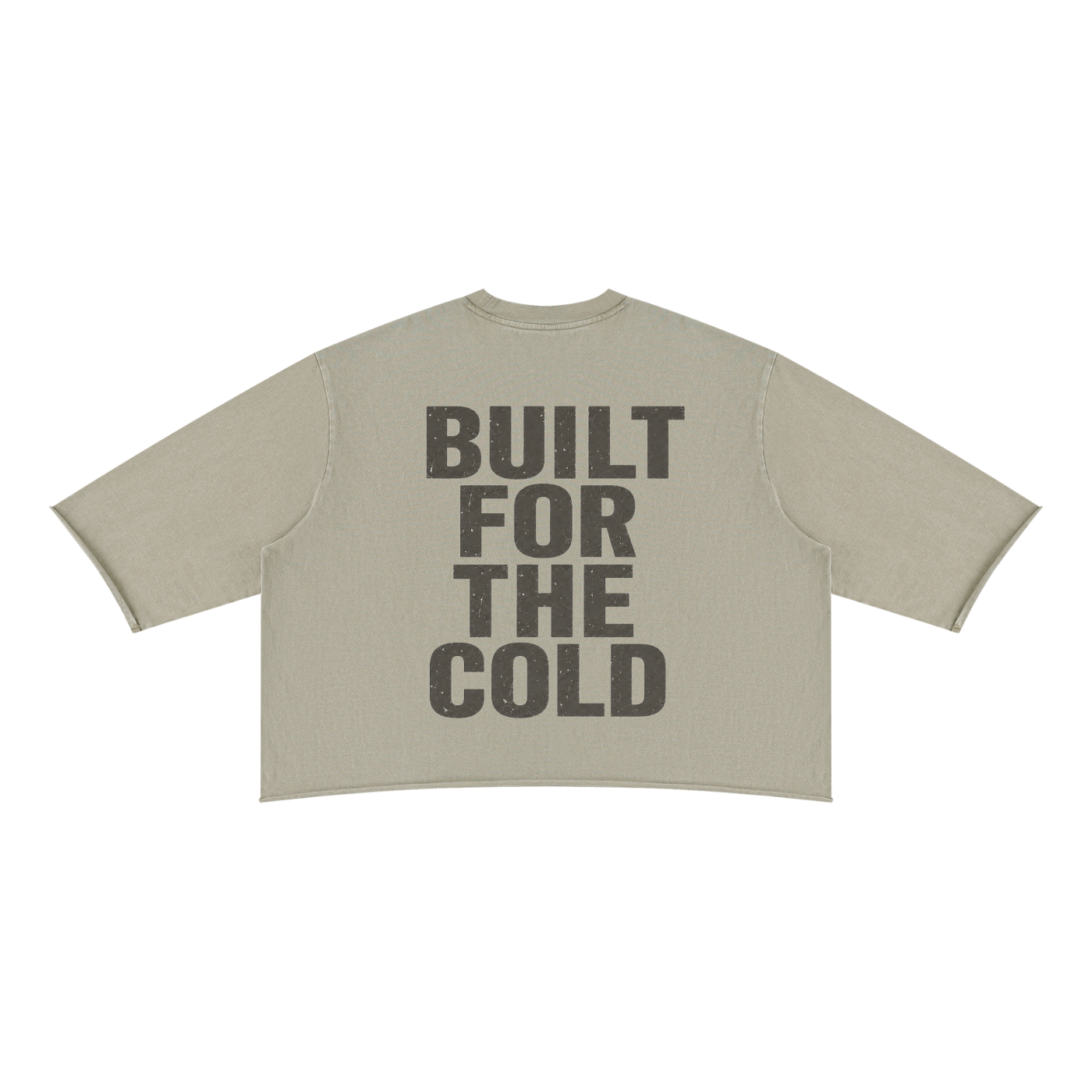 Unisex Mineral Wash Raw Hem Boxy T-Shirt