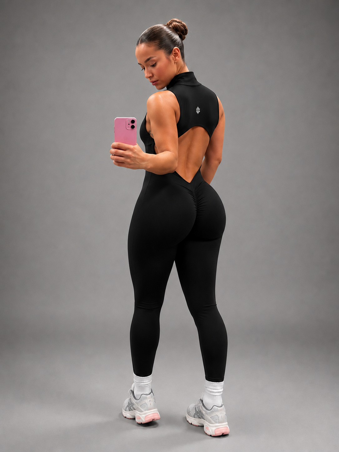 Sculpt Open-Back Jumpsuit