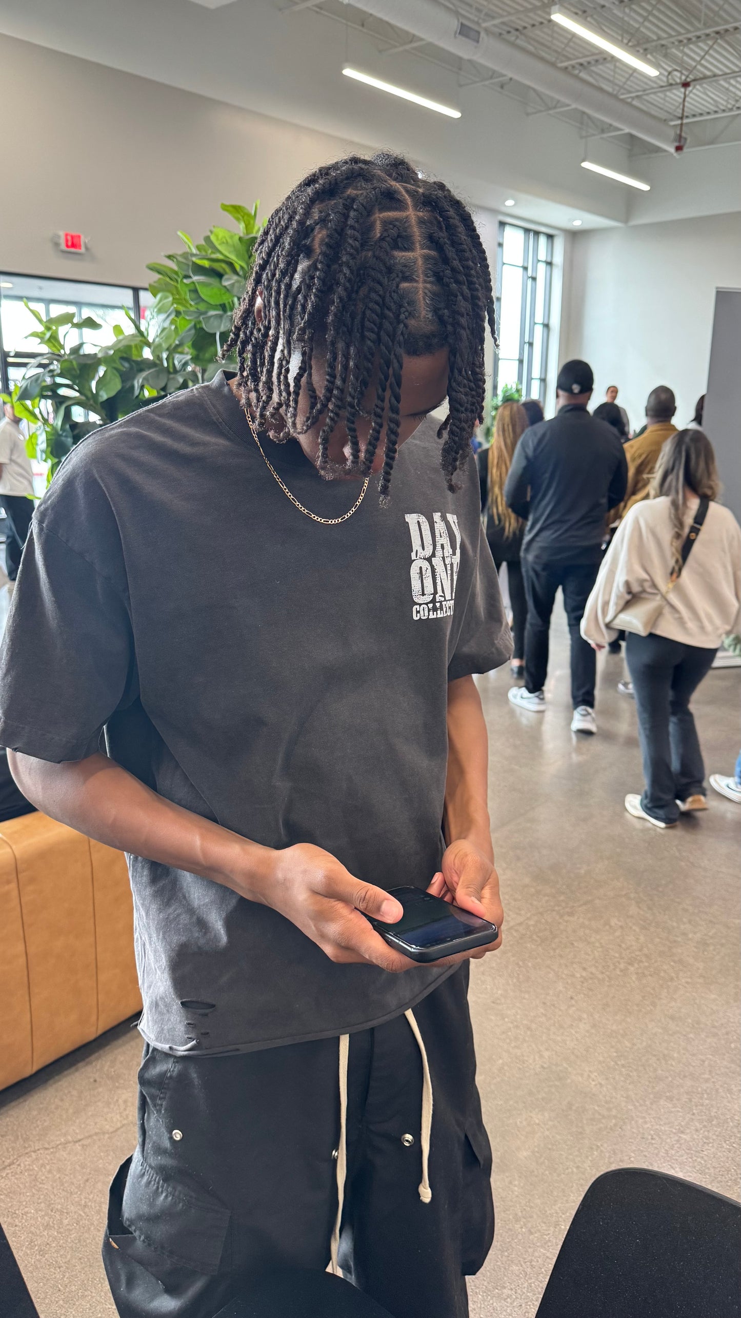 Day One Collective Signature Distressed T-Shirt