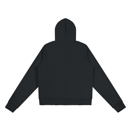 FMB Women’s Raw Edge Full Zip Hoodie