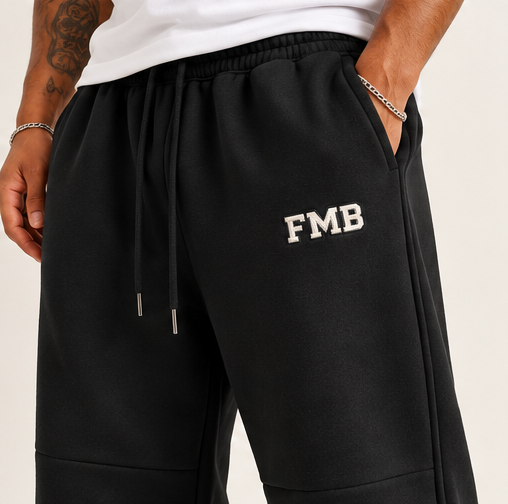 Collegiate Vintage Wash Barrel Leg Sweatpants
