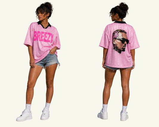 Team Breezy Unisex Striped Boxy Soccer Jersey
