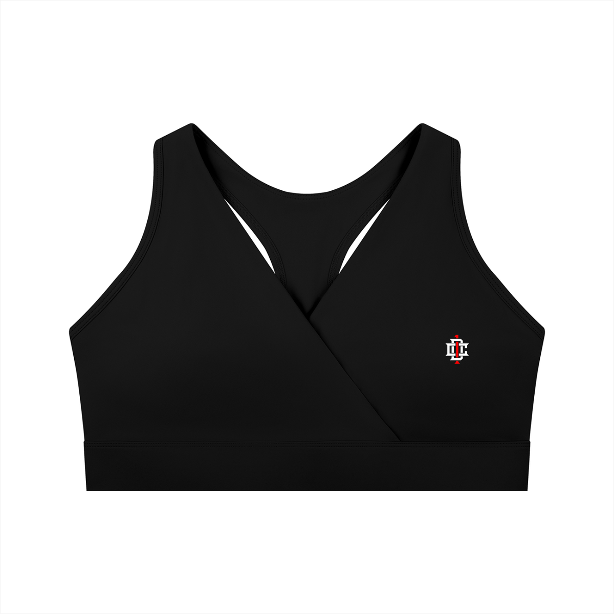 D1 Women's Crossover V-Neck Sports Bra
