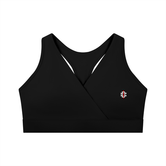 D1 Women's Crossover V-Neck Sports Bra by Day 1 Collective