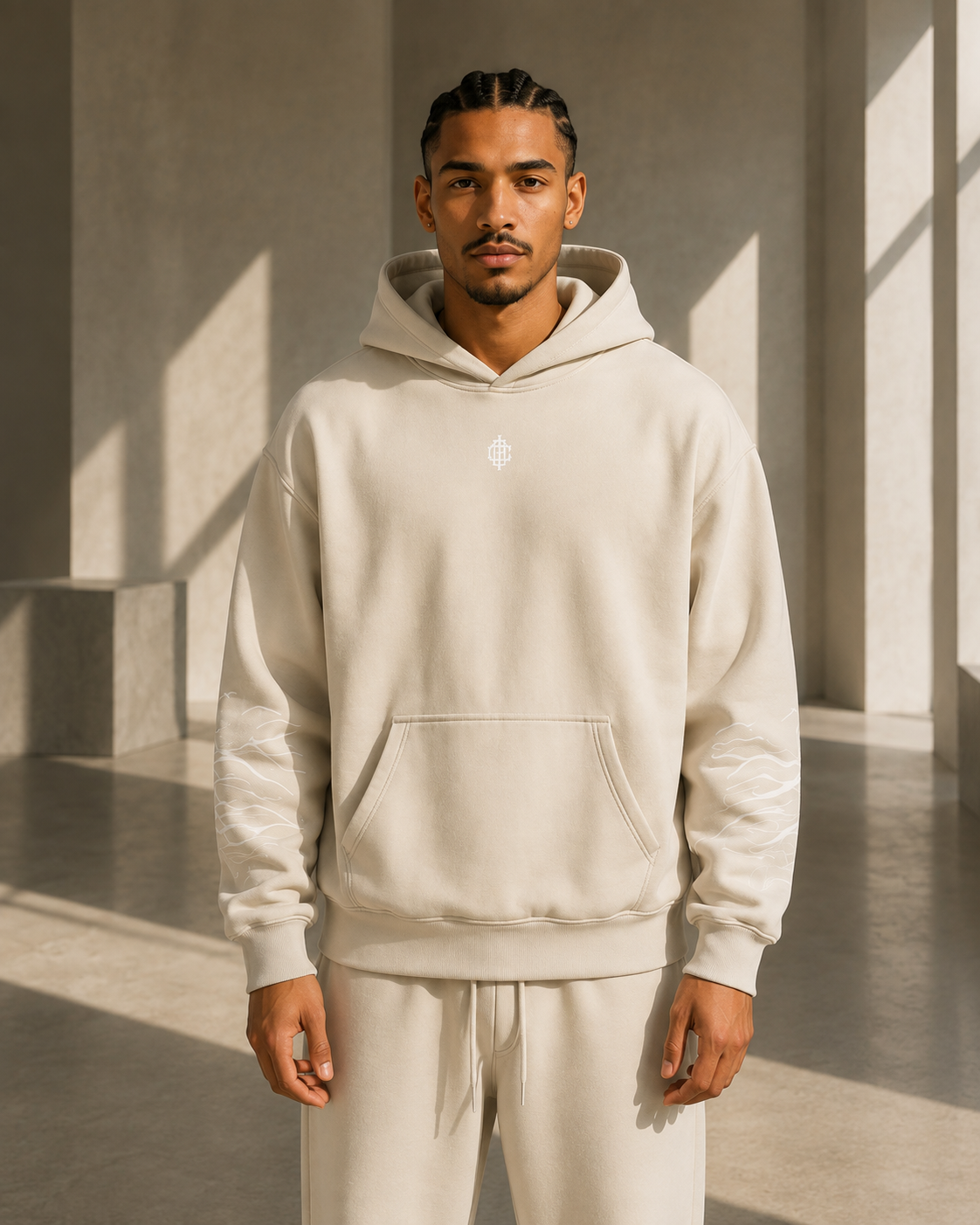 Sunfade Fleeced Hoodie