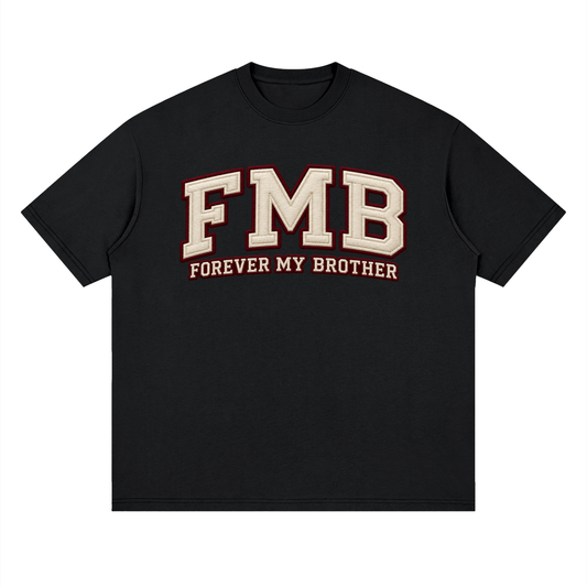 FMB Forever My Brother Streetwear Drop Shoulder T-Shirt by FMB Apparel