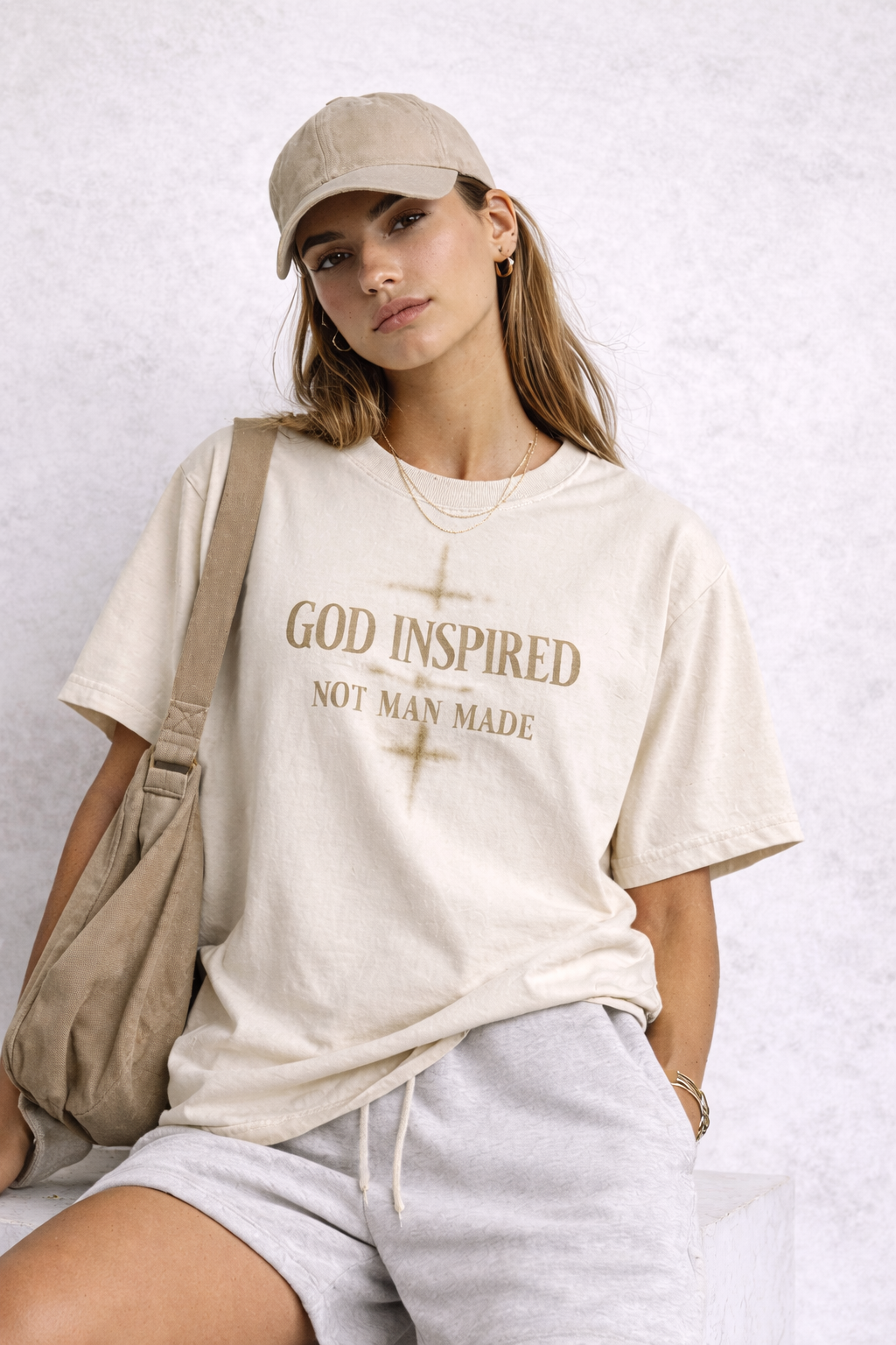 God Inspired "Not Man Made Vintage Tee
