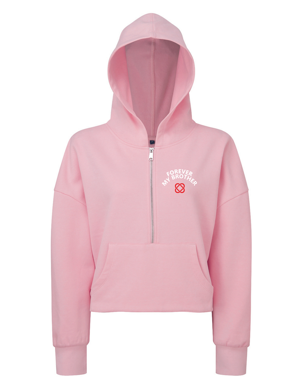 (FMB) Signature Cropped Over Size Hoodie