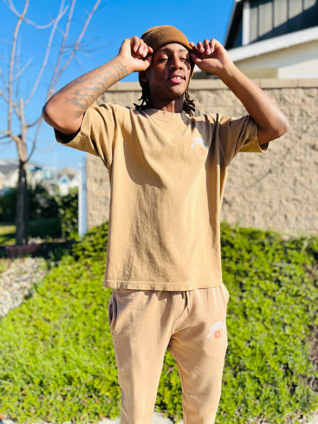 FMB (Bare Basics) Signature T-Shirt & Jogger Set