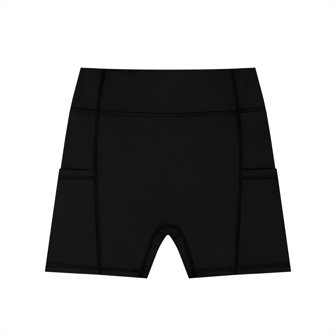 FMB Women's High-Waisted Pocket Biker Shorts