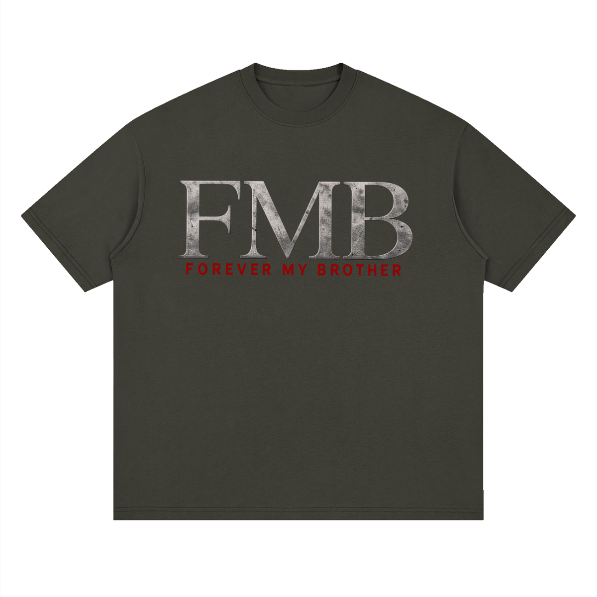 FMB Forever My Brother Streetwear Drop Shoulder T-Shirt