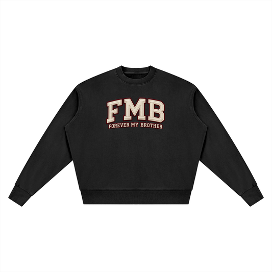 FMB Unisex Vintage Wash Crewneck Sweatshirt by FMB Apparel