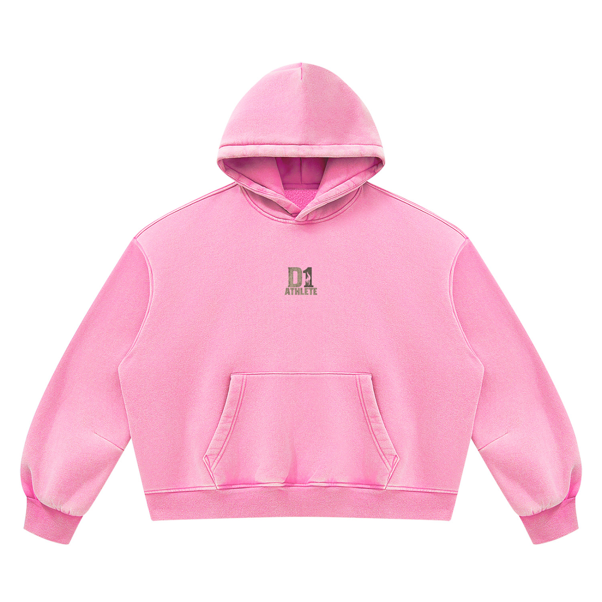 D1 Athlete Vintage Wash Boxy Fleece Hoodie