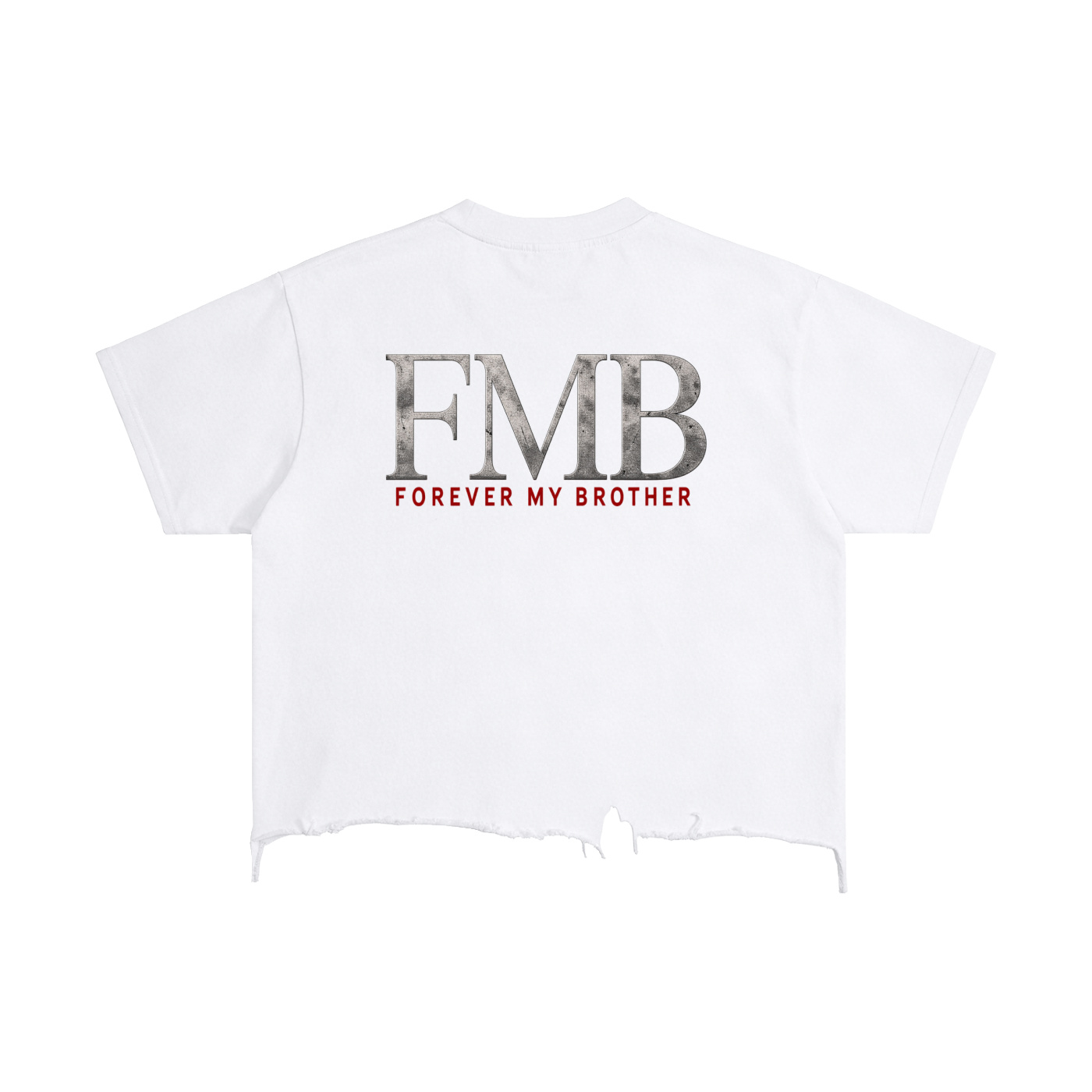 Vintage Wash Boxy Distressed Hem T-Shirt