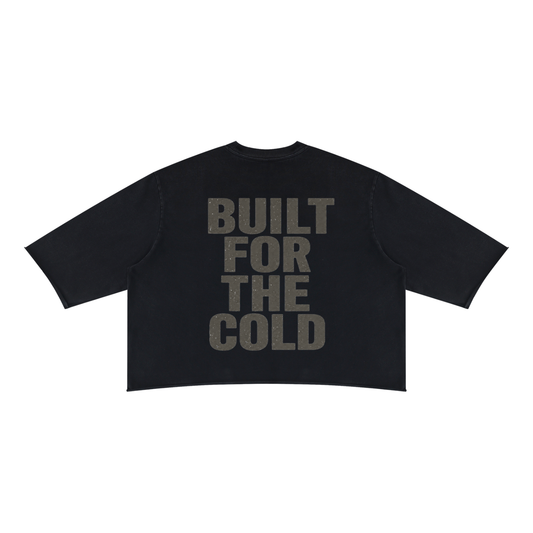 Unisex Mineral Wash Raw Hem Boxy T-Shirt