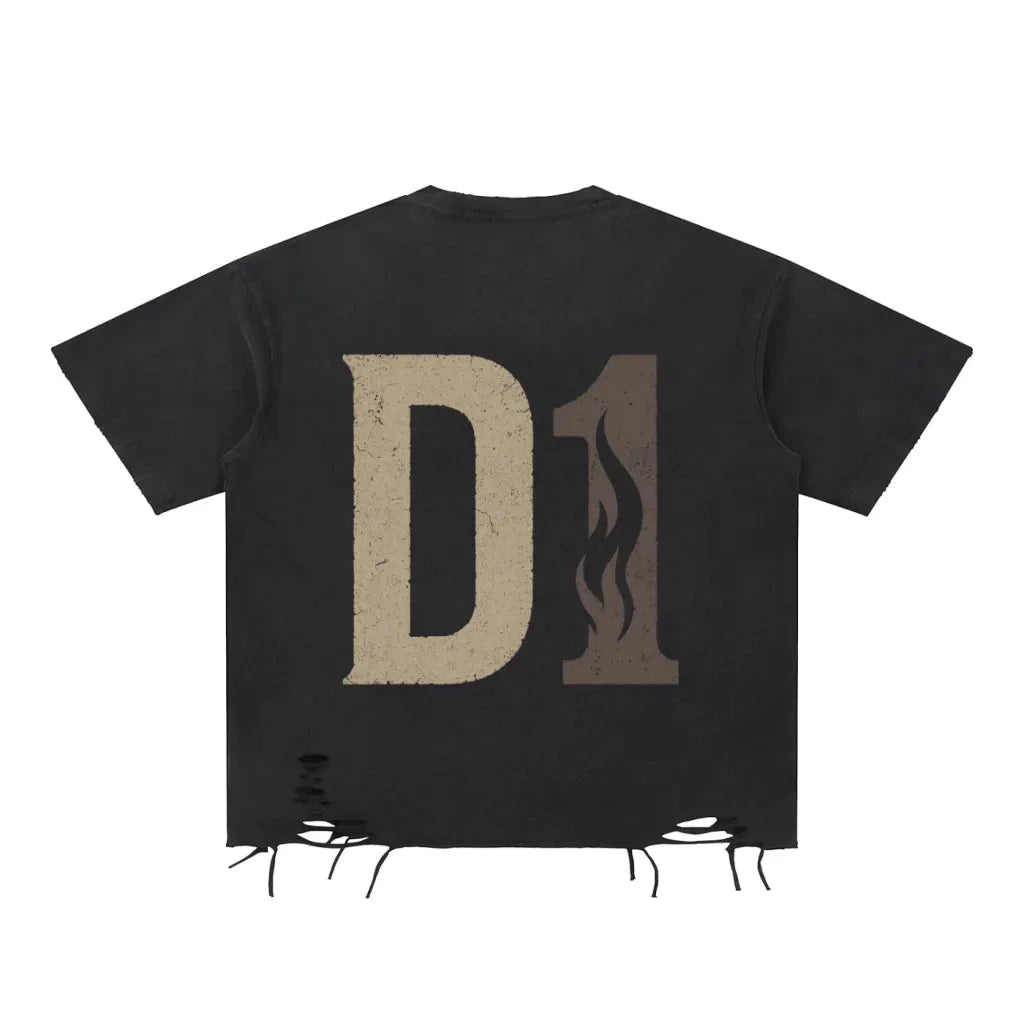 Rugged Stone Vintage Tee T-Shirt 3 Waves, 1 Sound — The Day1Collective Launch