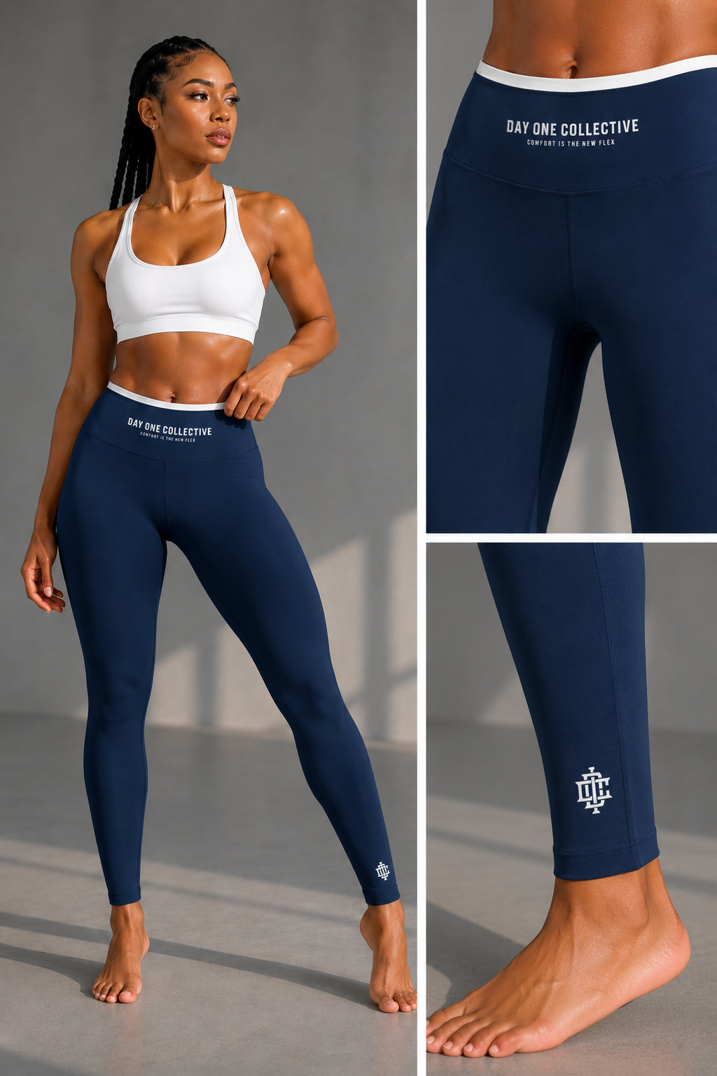 Day 1 Color Block Flex Leggings