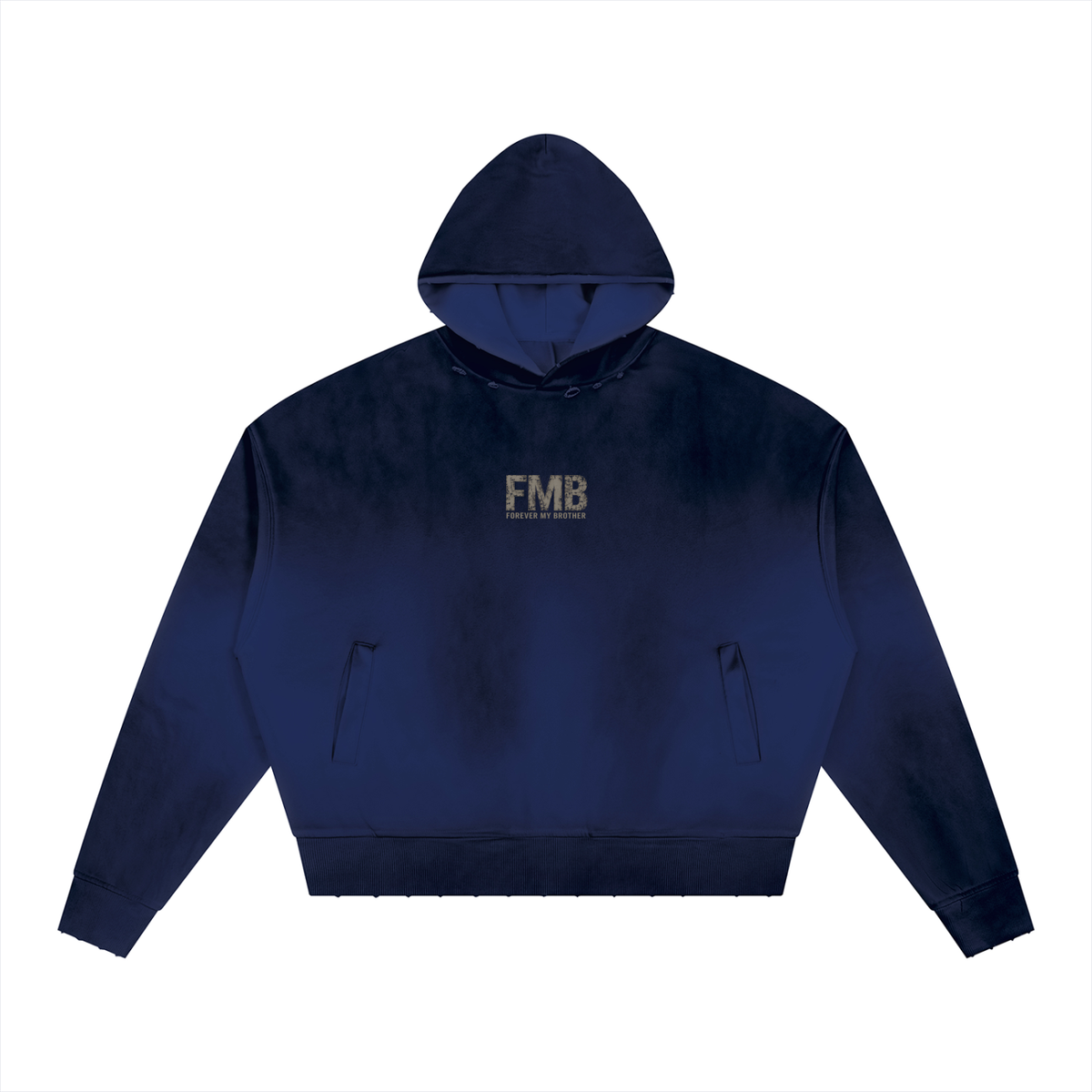 FMB Builr for the Cold  Sunfade  Boxy Hoodie