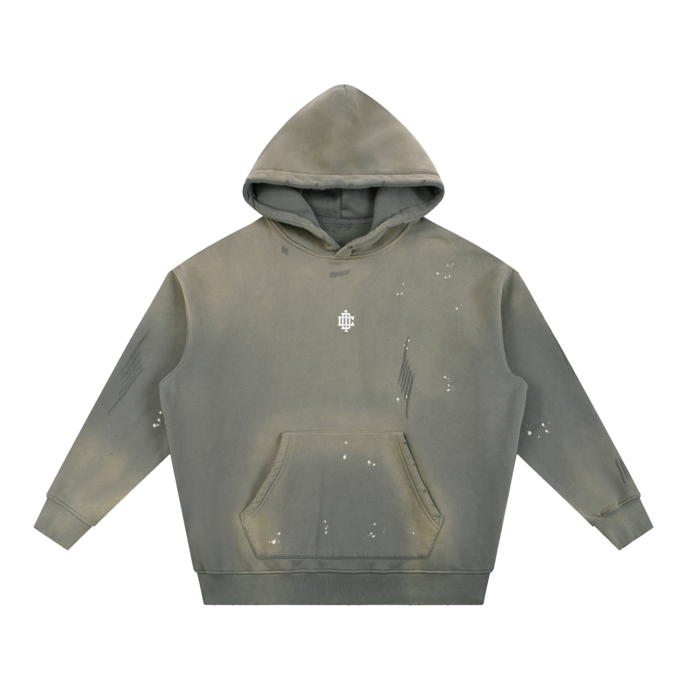 Day 1 Premium Vintage Hoodie.  Heavyweight Unisex Hoodie
