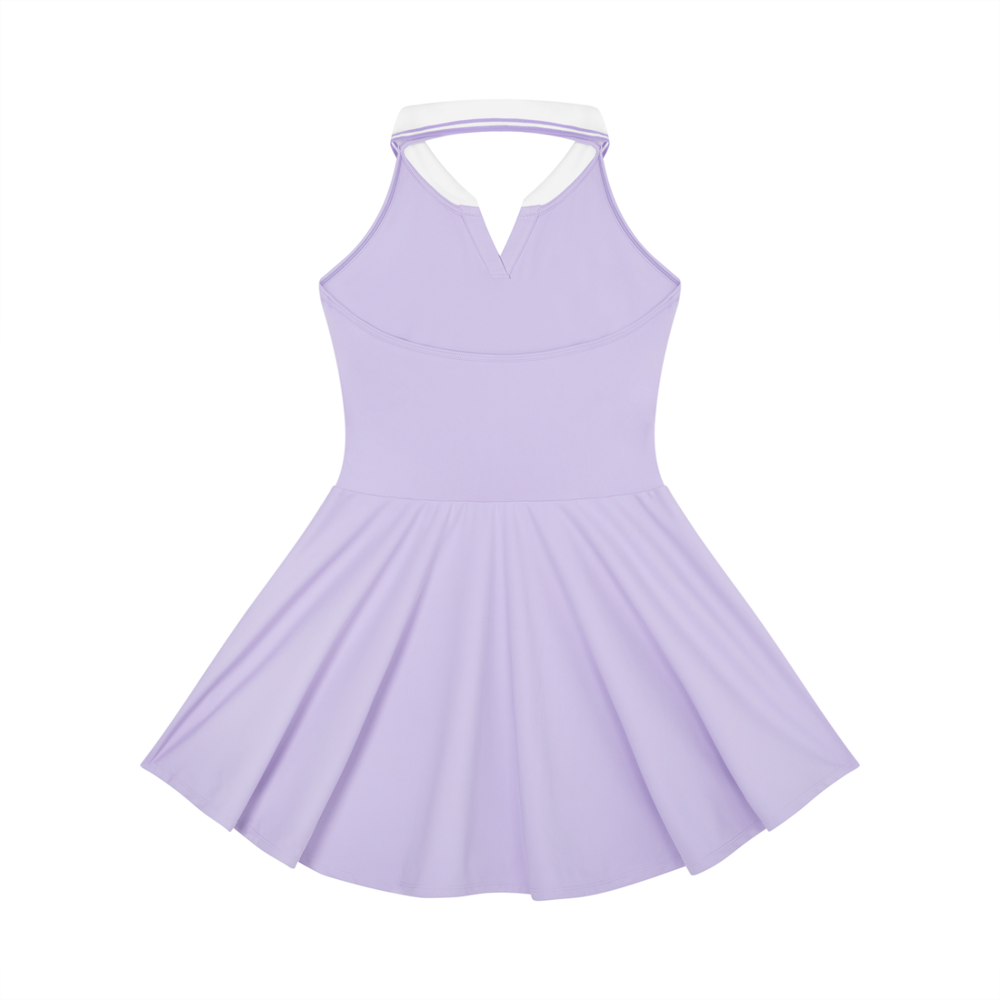 Tennis Girlie Collared Halter Tennis Dress