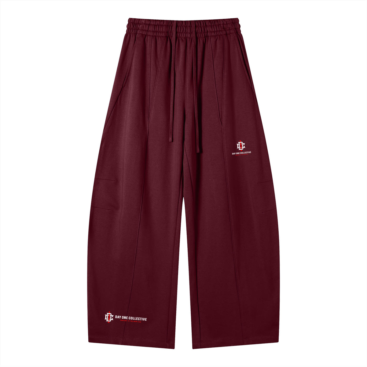 Day 1 Collective luxury Wide-Leg Sweatpants