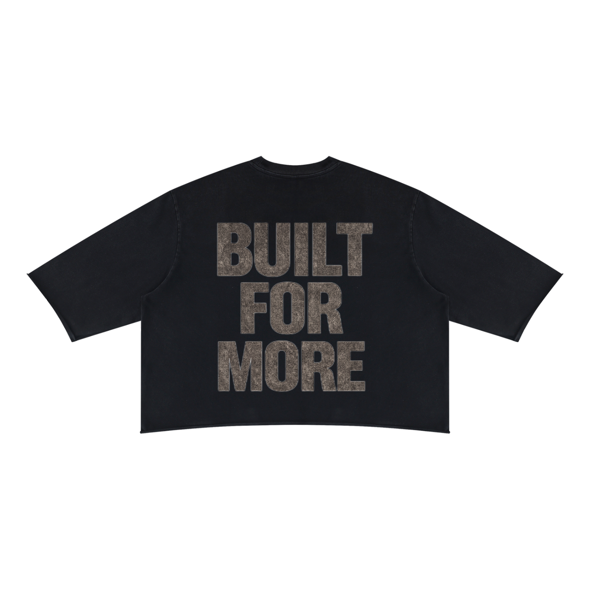 FMB Built For More Unisex Mineral Wash Raw Hem Boxy T-Shirt