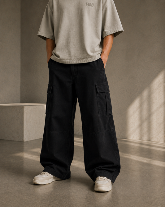 FMB Sunfade Washed Fleece Cargo Pants
