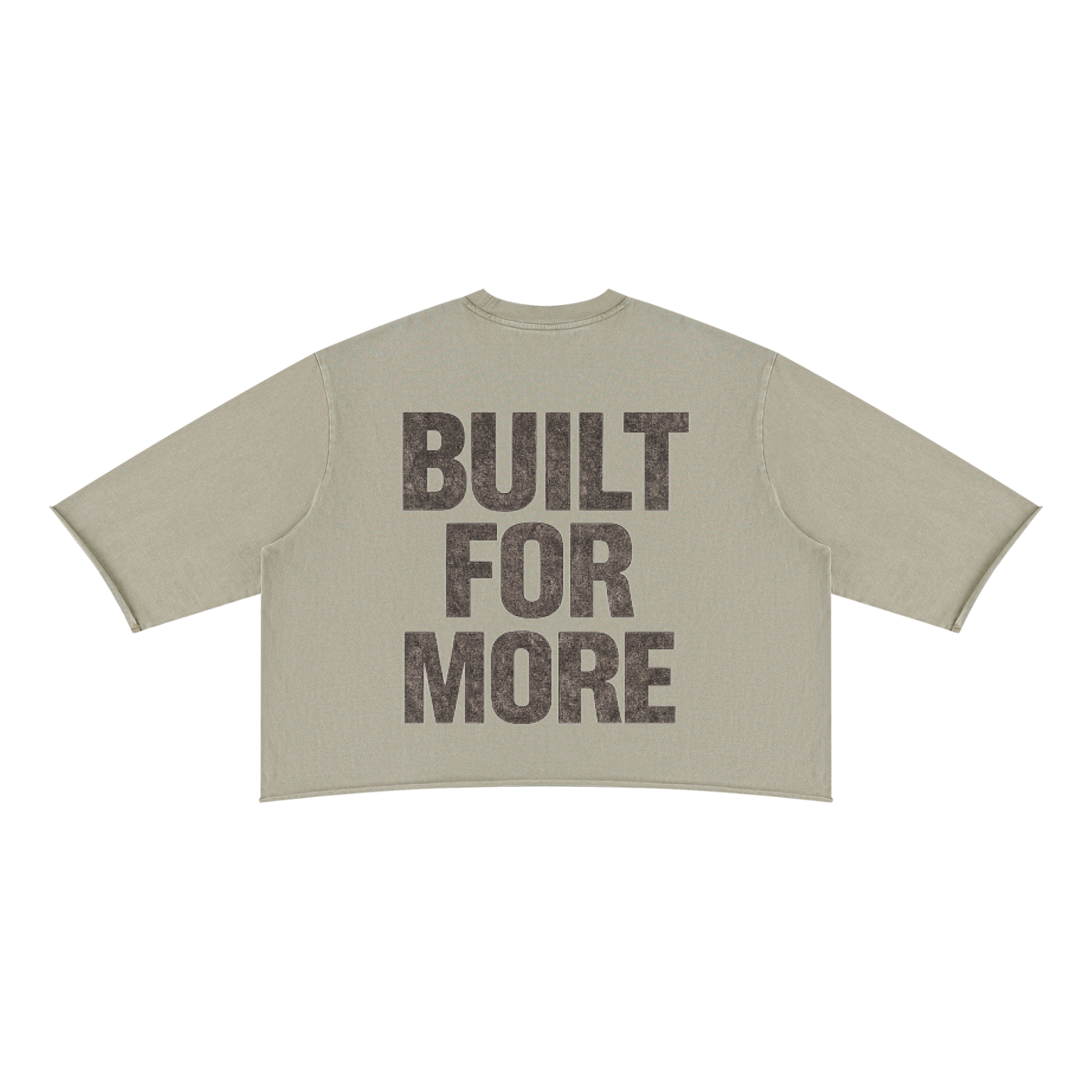 Unisex Mineral Wash Raw Hem Boxy T-Shirt