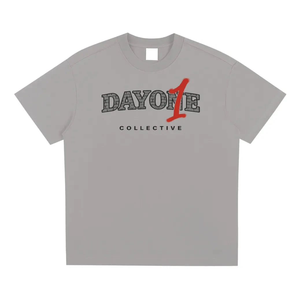Brick by Brick (Dayone) Unisex Tee (Copy) Crop Top 3 Waves, 1 Sound — The Day1Collective Launch