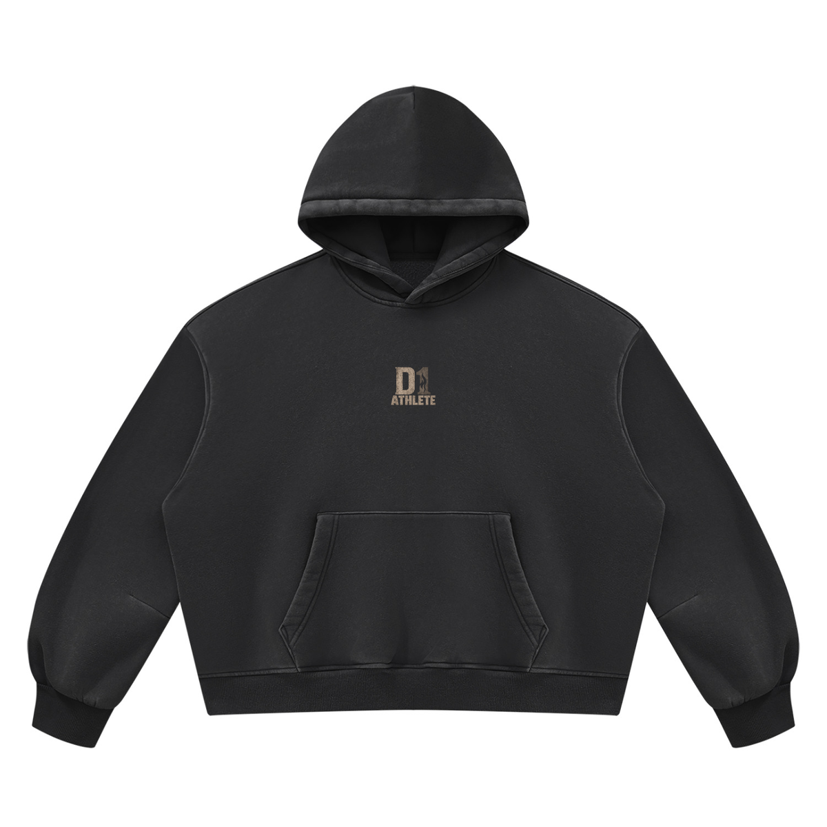 D1 Athlete Vintage Wash Boxy Fleece Hoodie
