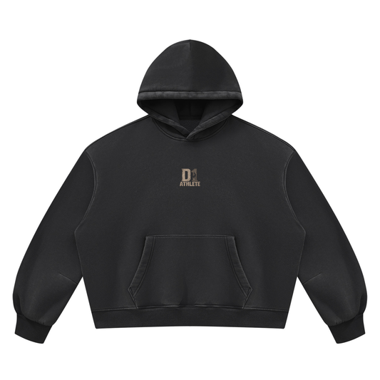 D1 Athlete Vintage Wash Boxy Fleece Hoodie
