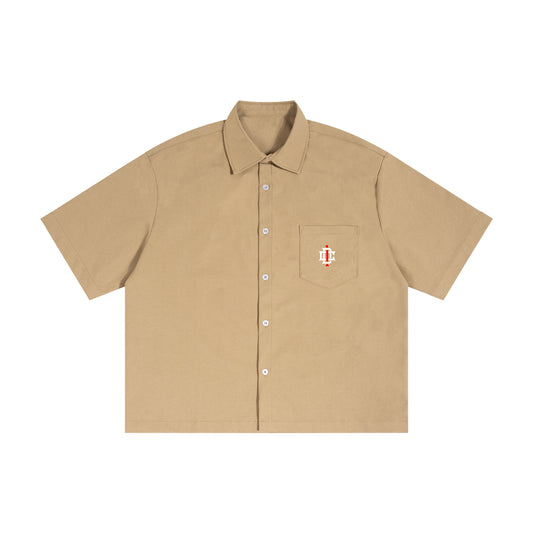 D1 Lux Unisex Boxy Heavyweight Short Sleeve Shirt