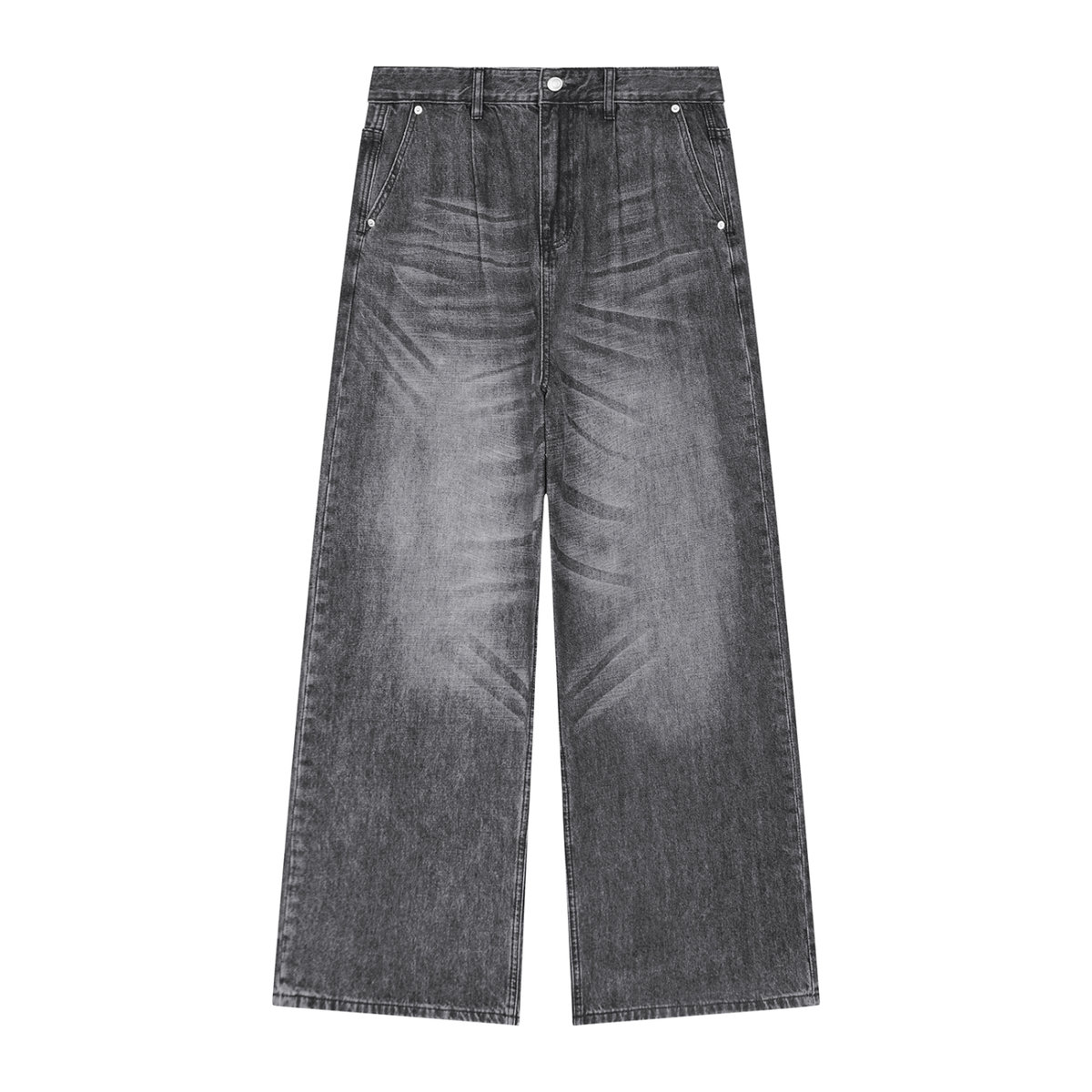 FMB baggy Vintage Wash Denim Jeans