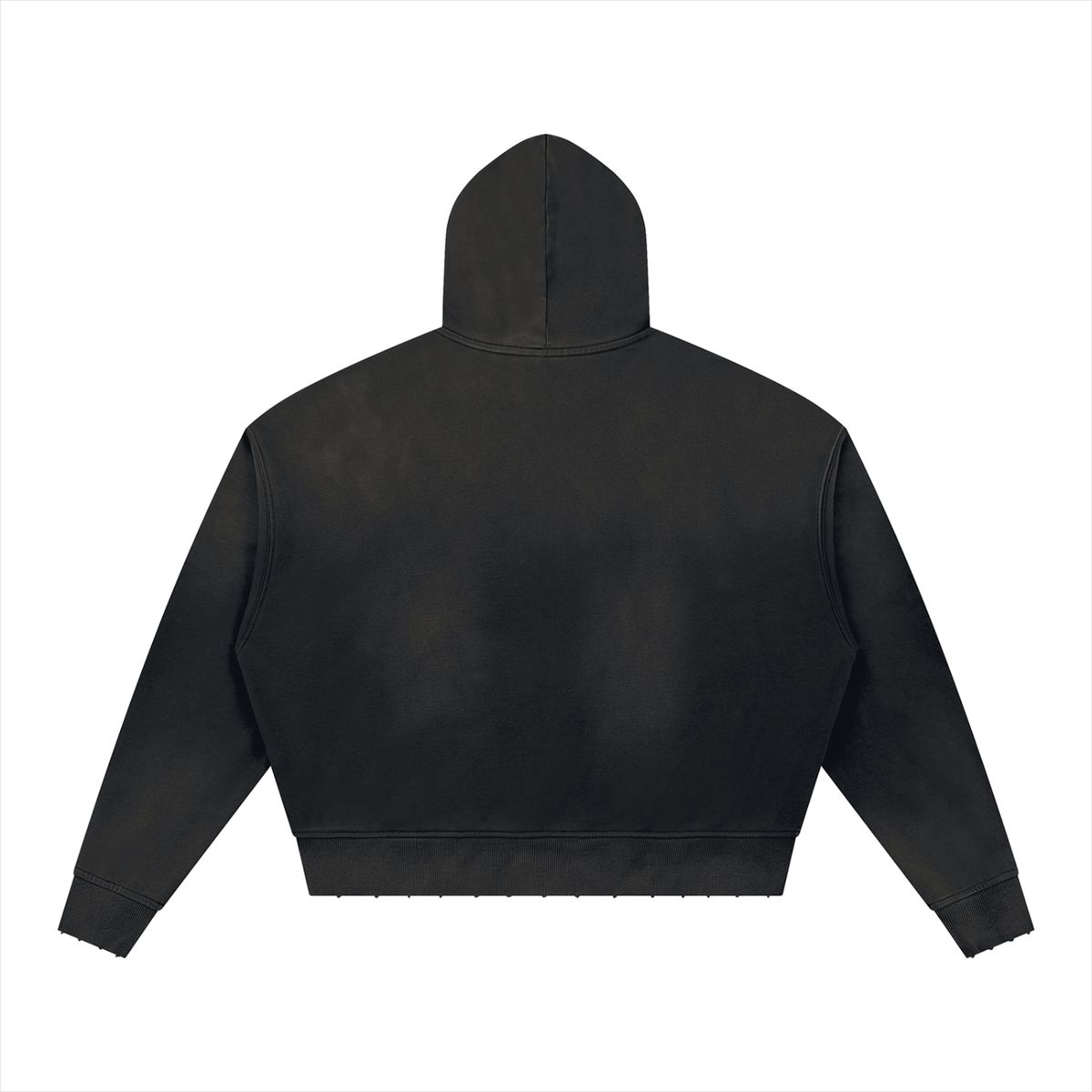 Forever My Brother Unisex Sunfade Distressed Boxy Hoodie
