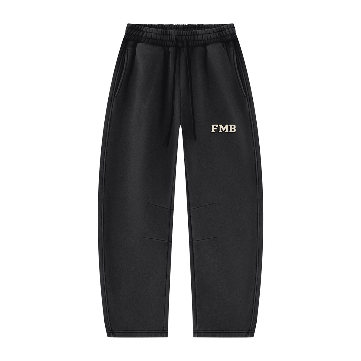collegaite Vintage Wash Barrel Leg Sweatpants