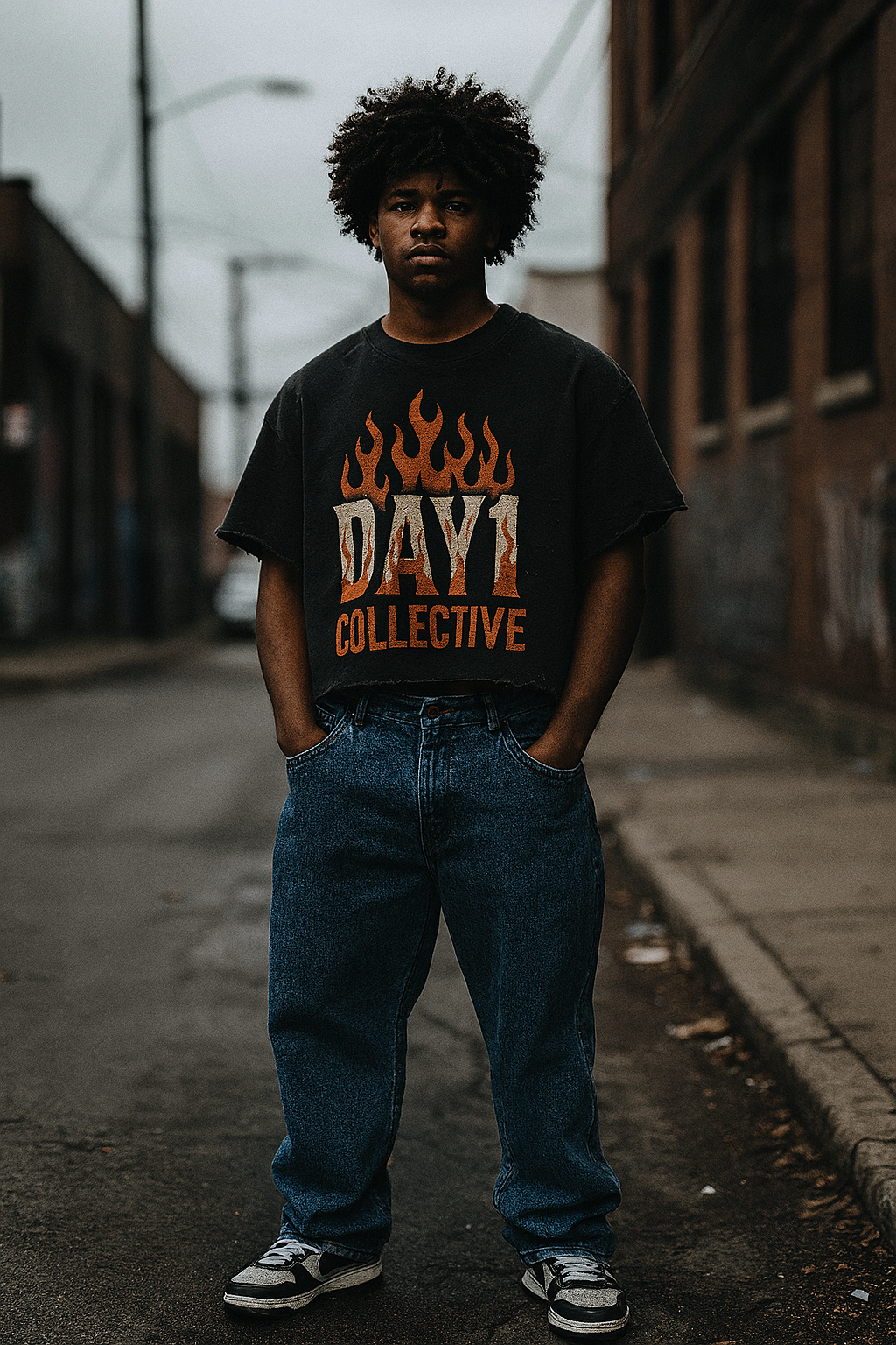 Day 1 Collective Hand Frayed Crop