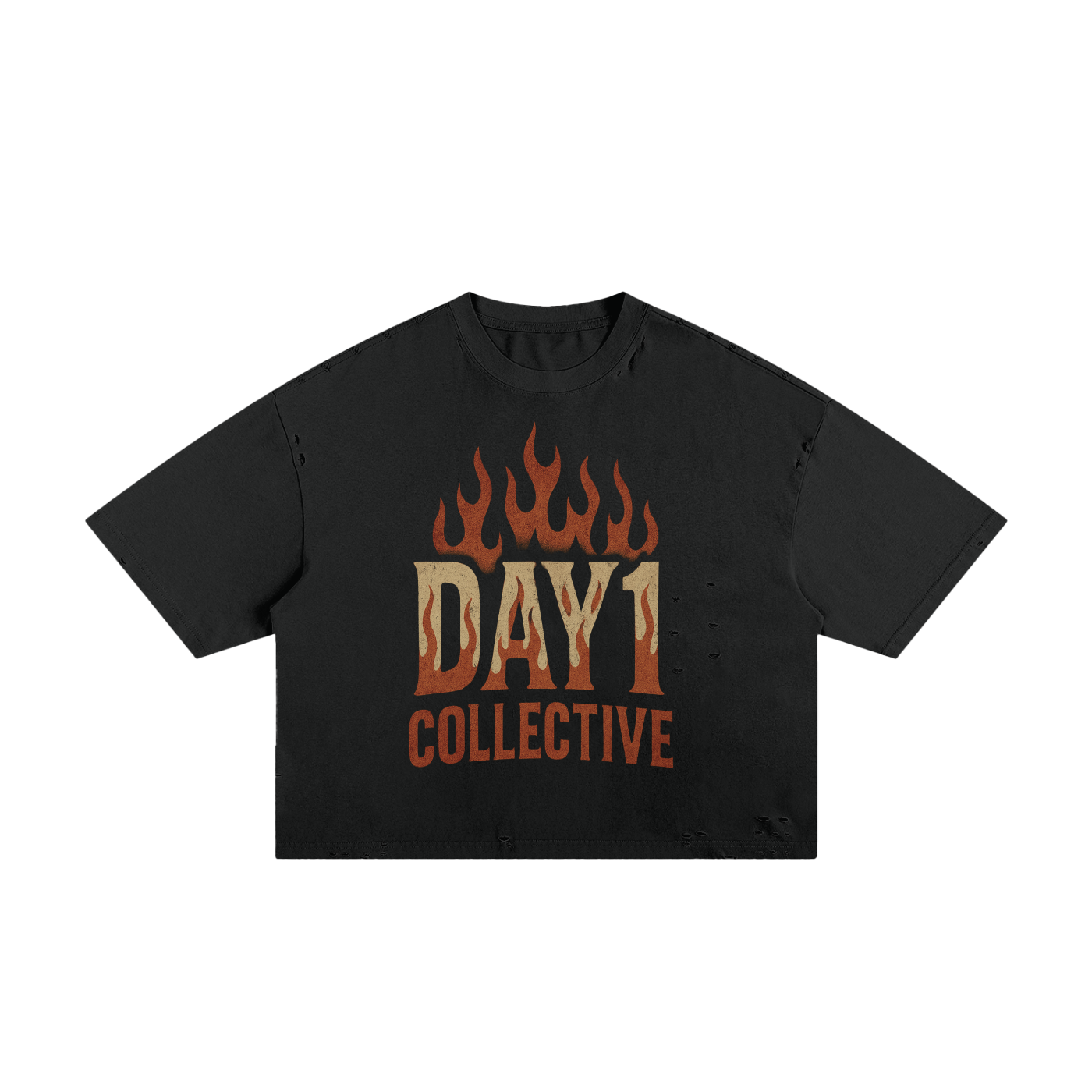 Day 1 Collective Hand Frayed Crop