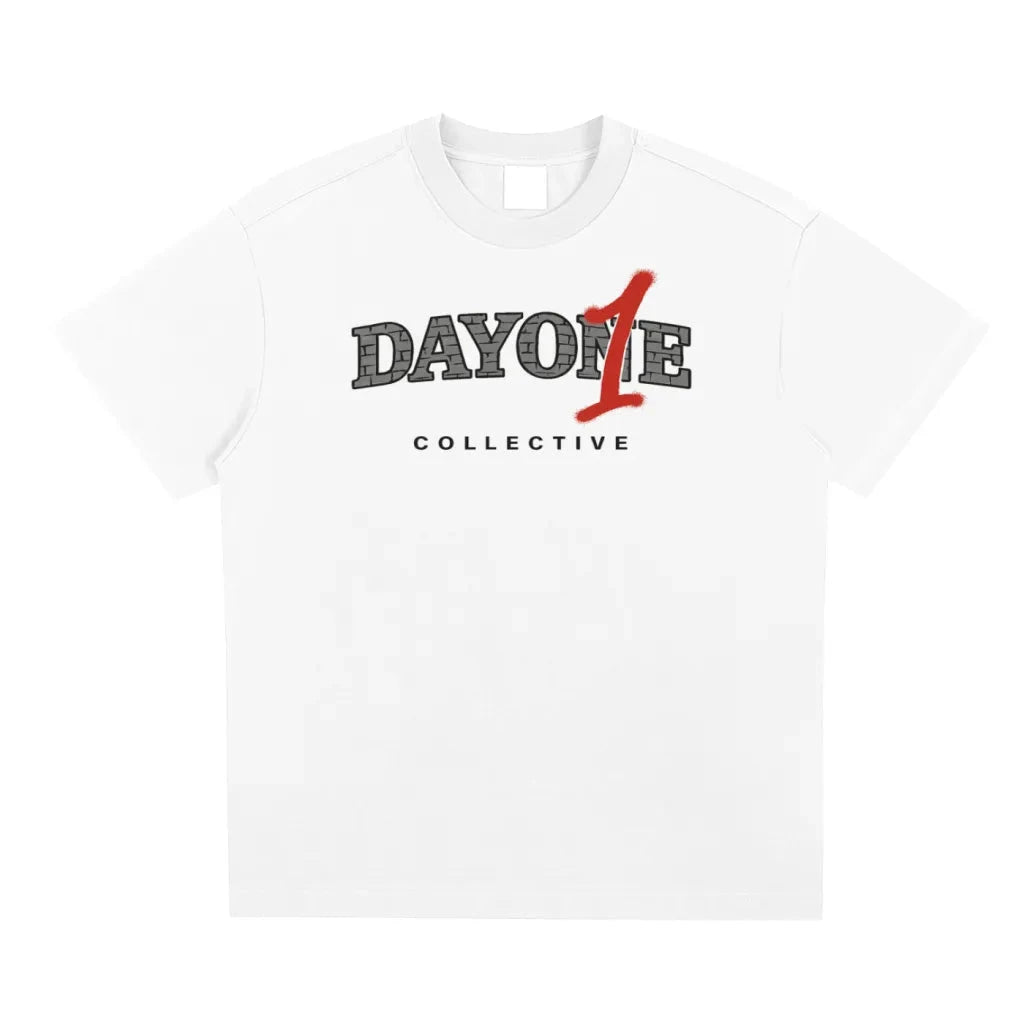 Brick by Brick (Dayone) Unisex Tee (Copy) Crop Top 3 Waves, 1 Sound — The Day1Collective Launch
