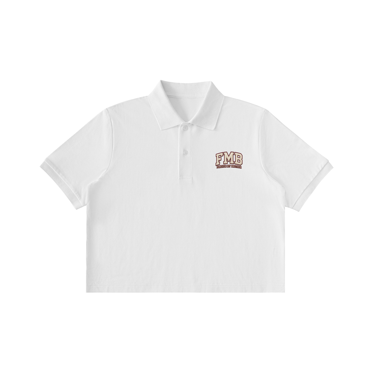 FMB Essential Cropped Polo Shirt