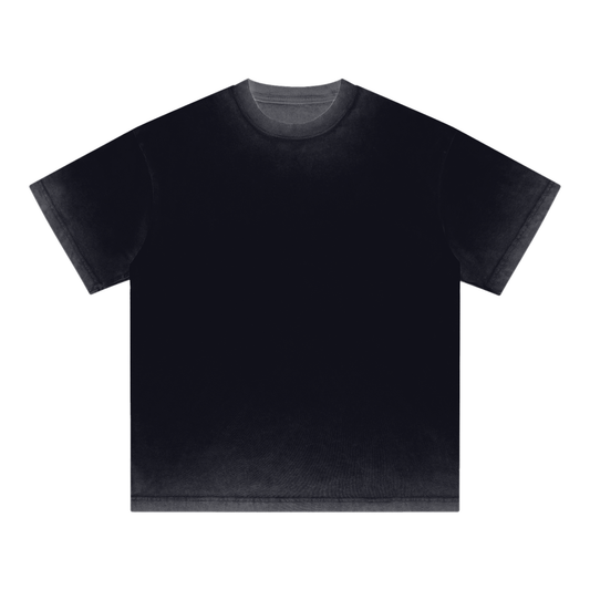Faded Reverse Dyed Loose Cotton T-Shirt