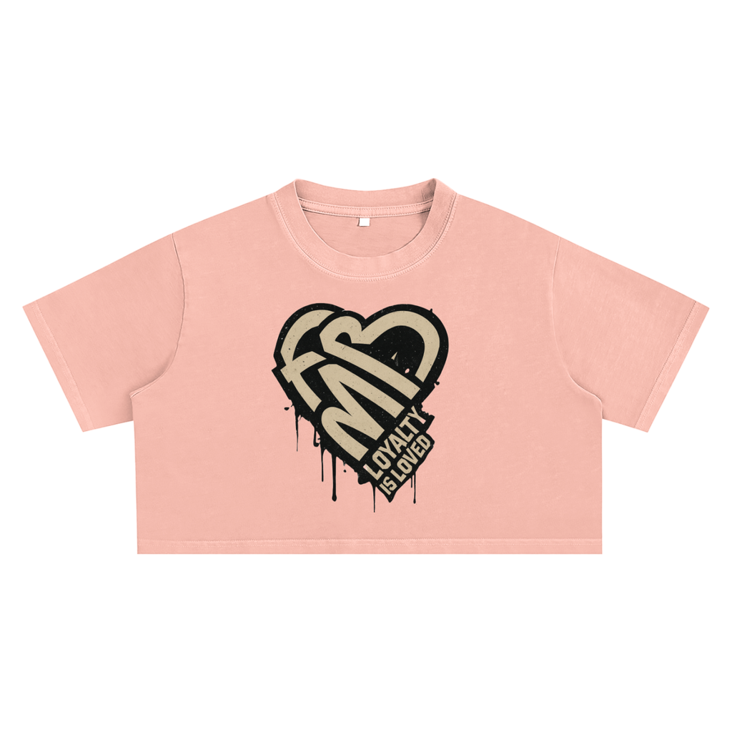 Snow Washed Crop Top