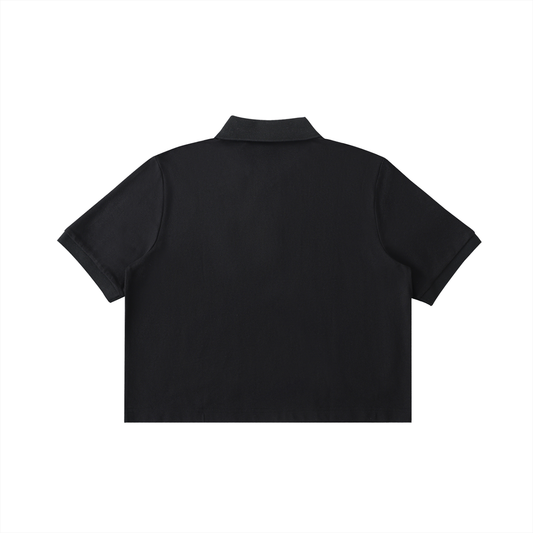 FMB Essential Cropped Polo Shirt