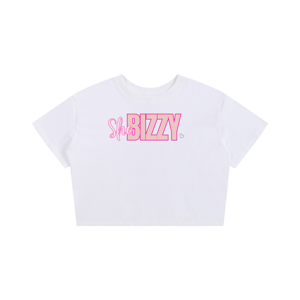 She BIZZY Statement Crop