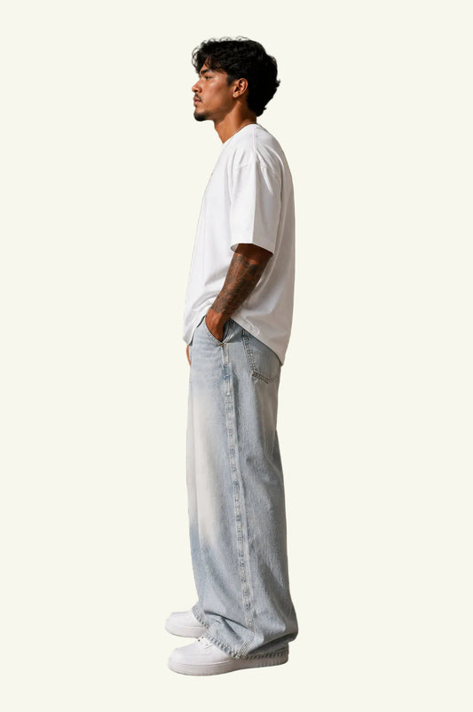 FMB Sunfade Barrel Jeans