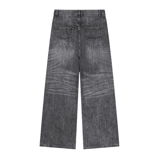 FMB Baggy Vintage Wash Denim Jeans